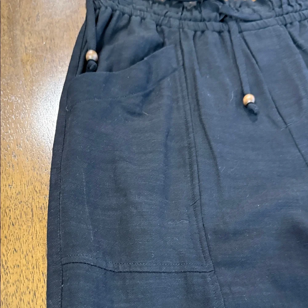 Democracy Black Wide Leg Pants - Picture 6 of 6